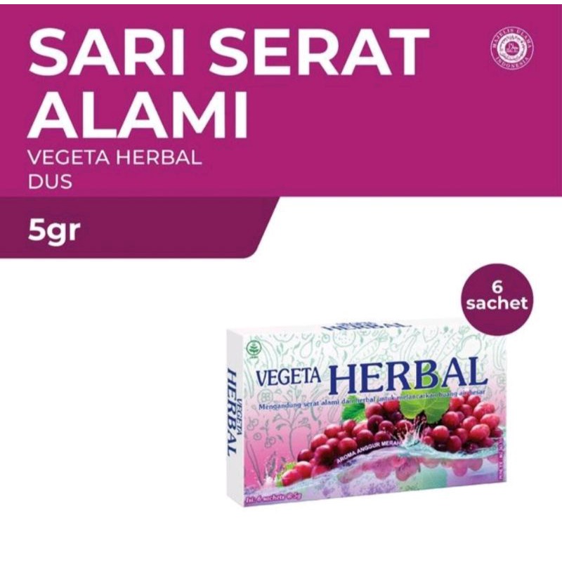 

Vegeta Herbal 5gr x 6 saset (1 Box)