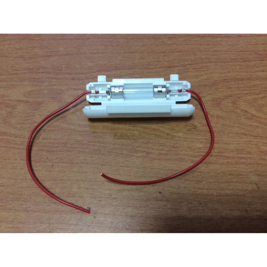 Rumah Fuse Sekring Tabung bulat + Fuse Sekring 2A Original