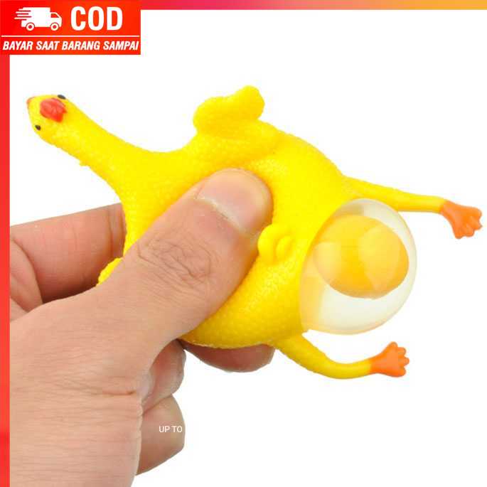 (100% BARANG ORI) Anti Stress Model Ayam Bertelur Turkey Egg - XYL011