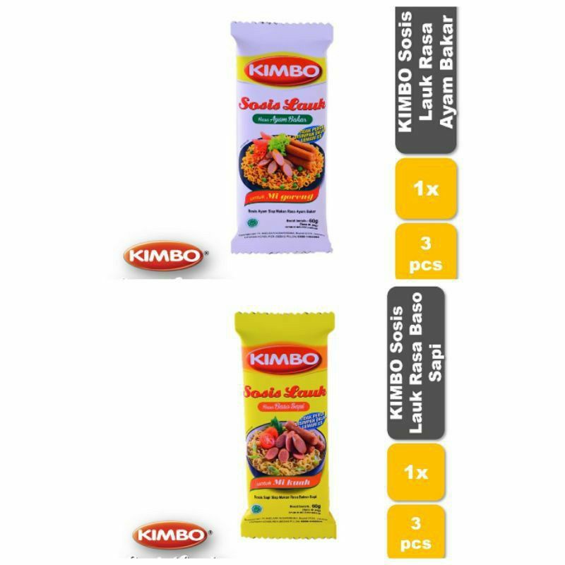 Kimbo Sosis Lauk Siap Makan