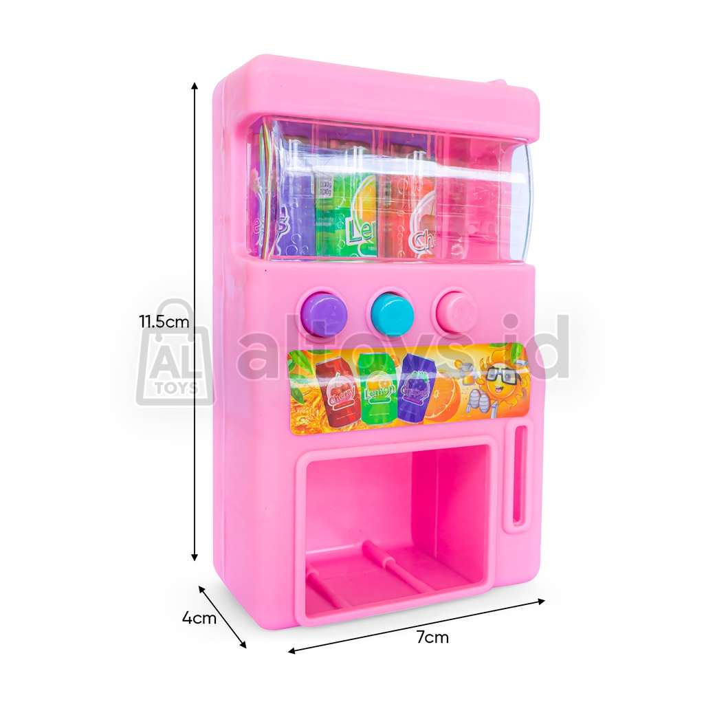 MAINAN MESIN VENDING MACHINE MAINAN MESIN MINUMAN OTOMATIS MAINAN ANAK PEREMPUAN MURAH SS1330