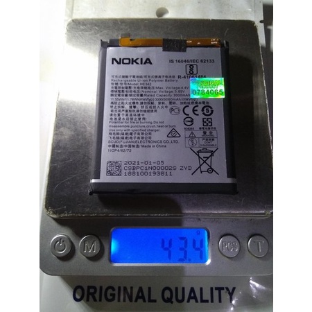 Ori 100 Nokia Battery Baterai Nokia 5.1 Plus X5 Nokia 6.1 Plus X6 HE342 HE-342