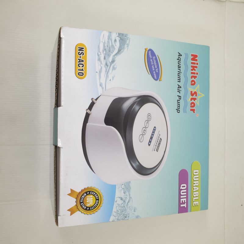 Aerator portable nikita star AC 10 2 lubang airpump aquarium