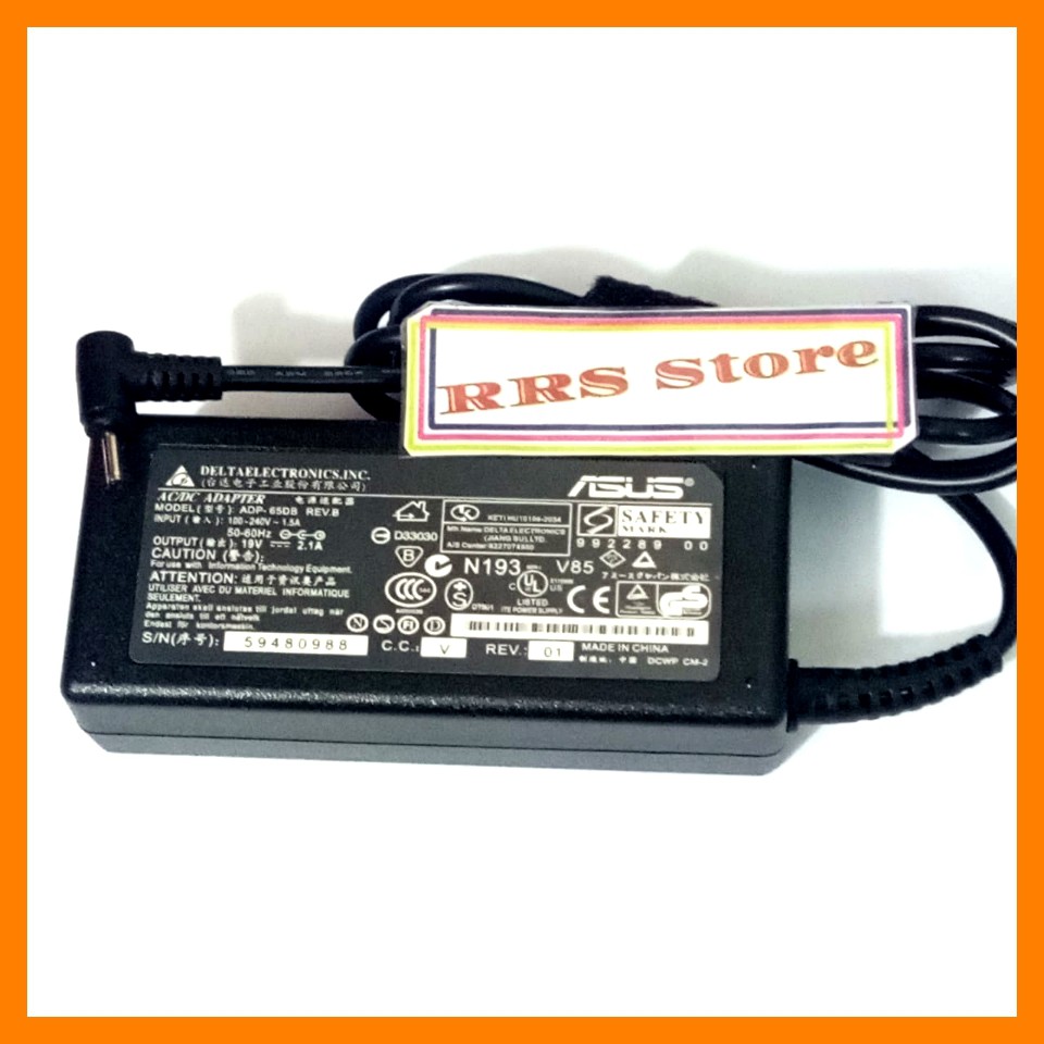 Adaptor Charger Laptop Asus 19V 2.1A DC 2.5 0,7mm Eee PC 1106HA Series, Eee PC 1104HA Series  1201 1025 1005HA 1008HA