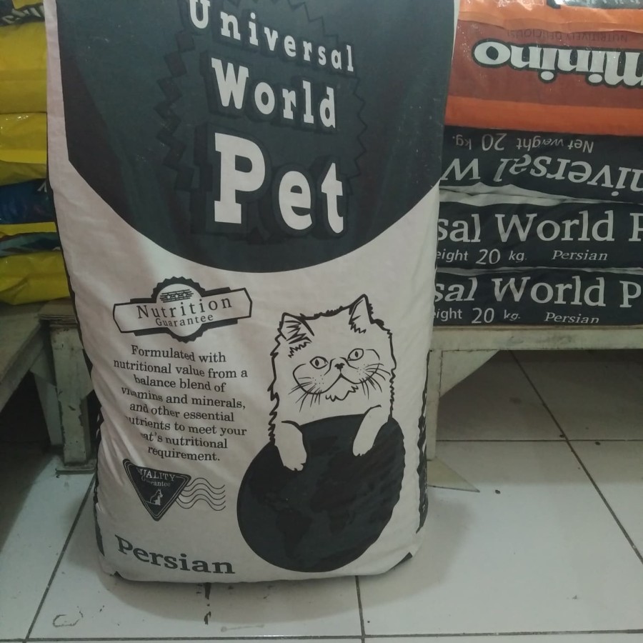 ekspedisi - universal persian 20 kg makanan kucing universal 20 kg