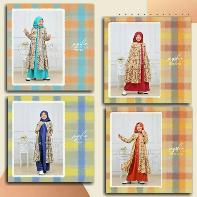 Oribelle kids / gamis anak / gamis anak remaja / oribelle / gamis anak premium / mysha