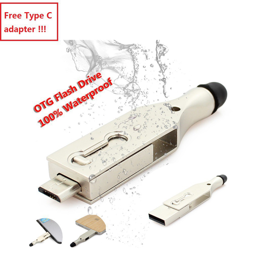 

BAGUS BERKUALITAS MERAH PUTIH KUNING ANAK || [Bayar Di Tempat]Waterproof Metal 3 IN 1 Pen Drive