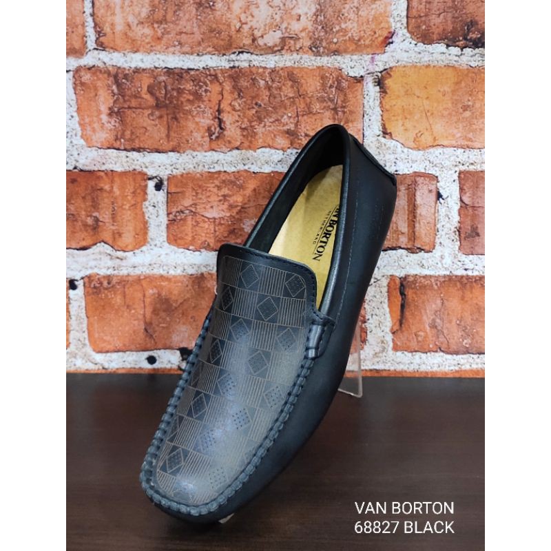 sepatu pria , sepatu cowok , sepatu slip on cowok , sepatu casual/formal VAN BORTON