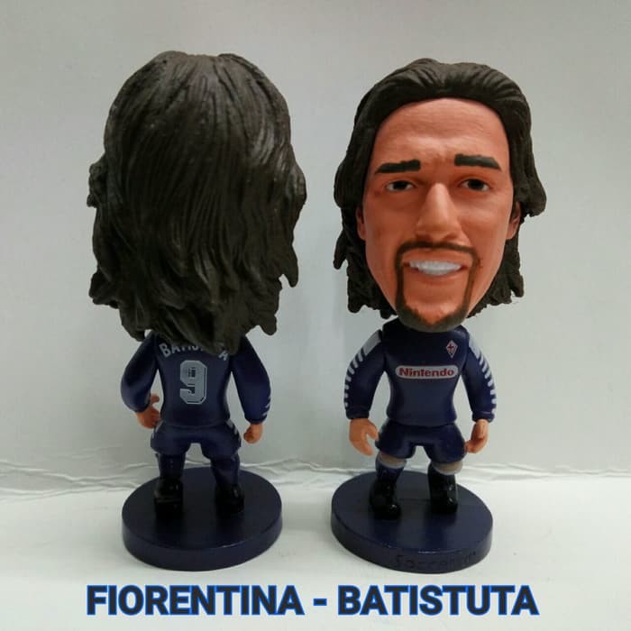 TERLARIIISS Minifigure Soccerwe Pemain Bola Fiorentina Batistuta