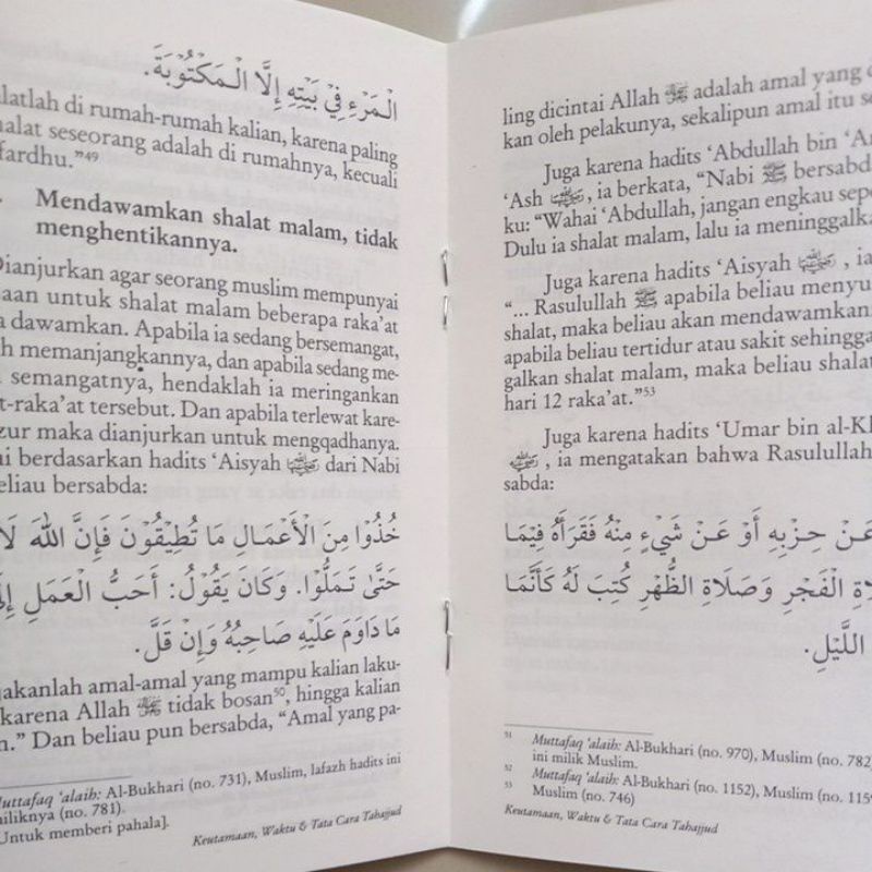 TERMURAH..!! Buku Saku Keutamaan Waktu Dan Tatacara Shalat Tahajud