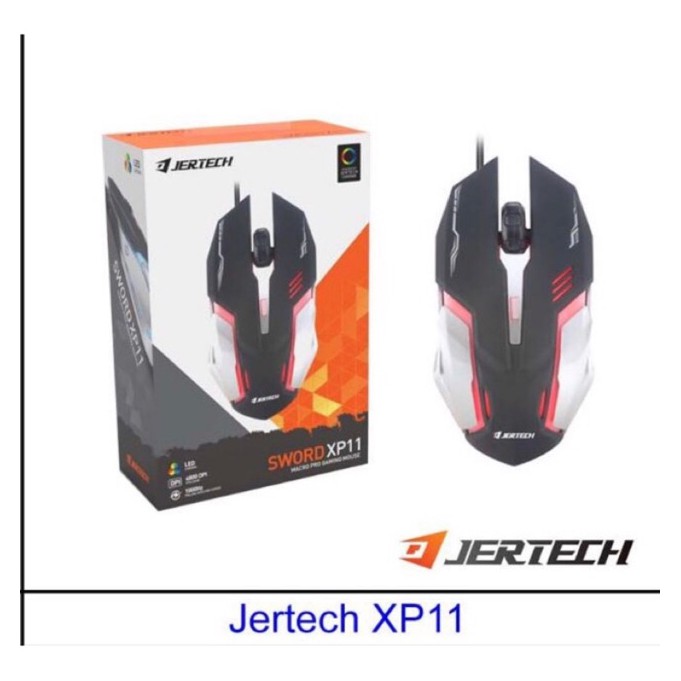 MOUSE GAMING JERTECH SWORD XP11 MACRO PRO LED