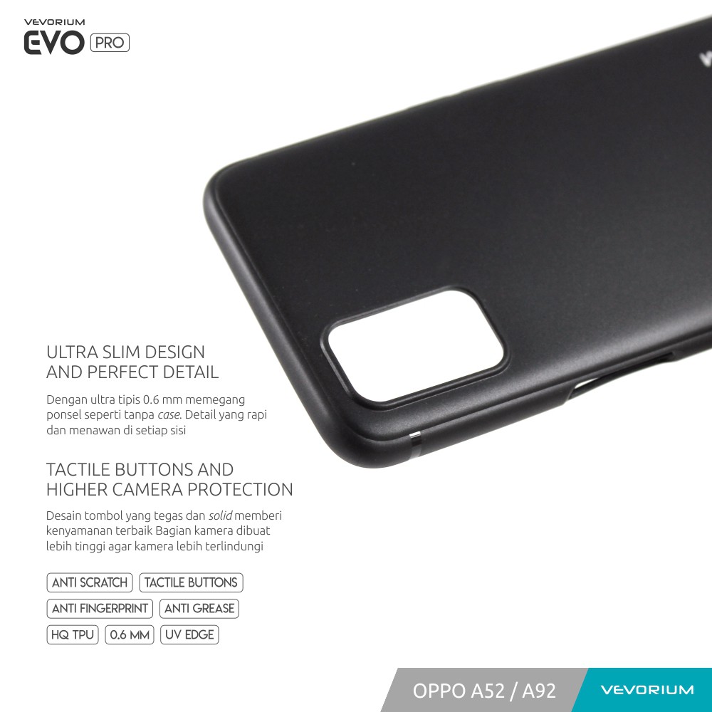 VEVORIUM EVO PRO OPPO A52 2020 OPPO A92 2020 Softcase Soft Case Premium Matte