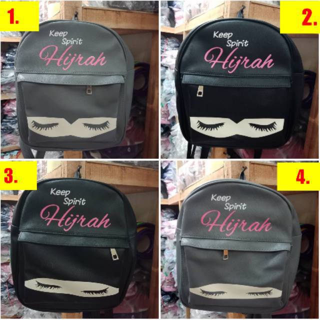 BACKPACK NIQAB TAS PUNGGUNG CADAR MUSLIMAH
