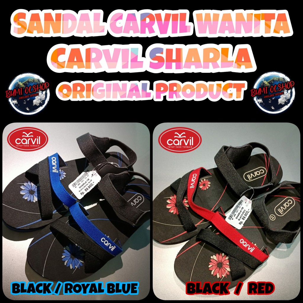 Sandal gunung Wanita Carvil sharla original / Sandal Jepit Cewek Murah Asli Termurah 100% Terbaru / 