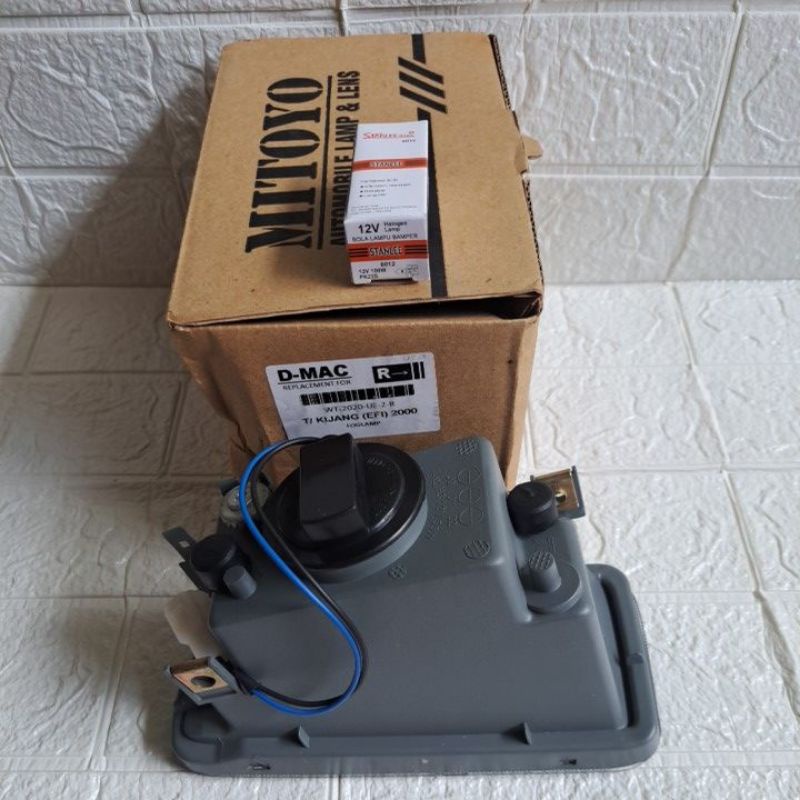 foglamp kijang efi lgx 1999 2000 2001 2002 + Bohlam kanan lampukabut senja bemper lampumobil