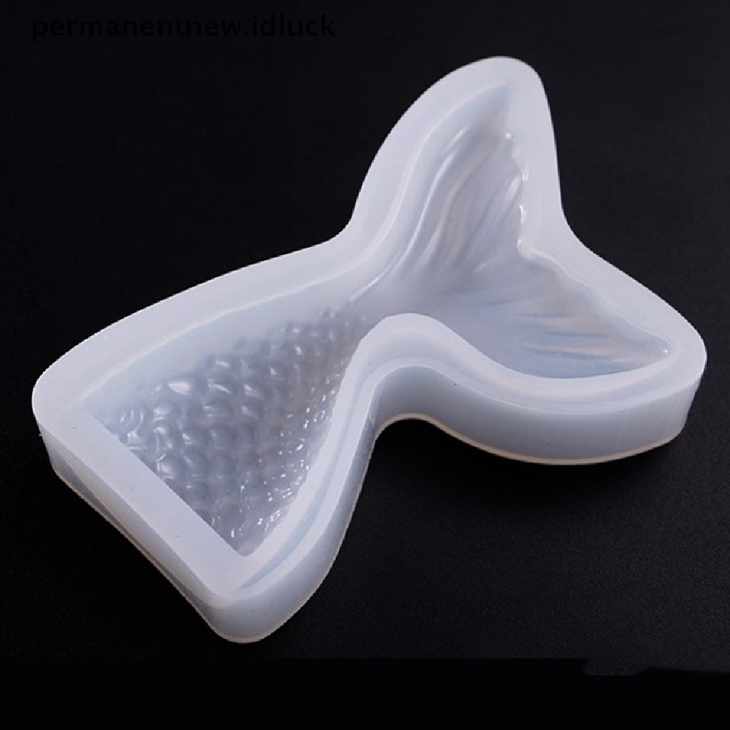 Cetakan Kue Bentuk Ekor Putri Duyung Bahan Silikon Untuk Dekorasi