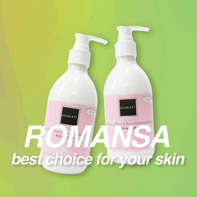 Scarlett whitening body lotion / pemutih badan
