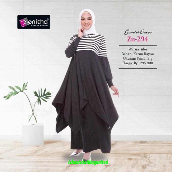 Gamis Wanita - ZN-294 (Gamis + Outer) - EVR - FX