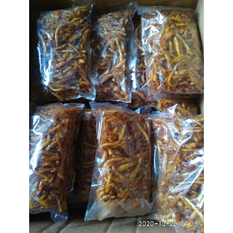 

misda cau /KERIPIK PISANG pedas manis kemasan 500 gr