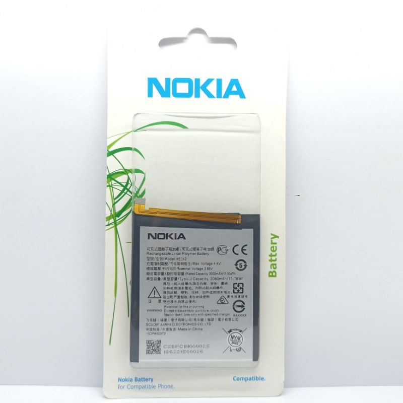 BATRE BATERAI TANAM NOKIA 6.1 PLUS X6 HE342 TA1116 TA1099 TA1103 TA1083 ORIGINAL