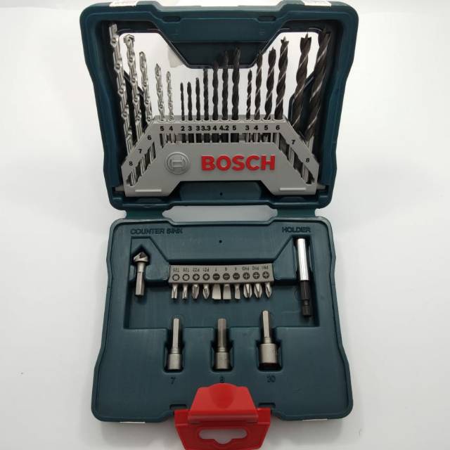 Mata bor bosch set - paket mata bor multifungsi kayu,beton,besi ,obeng ,sock
