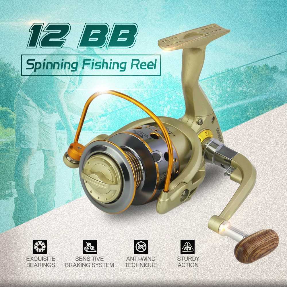 DARCY JX2000 Reel Pancing Spinning 12 Ball Bearing 5.5:1