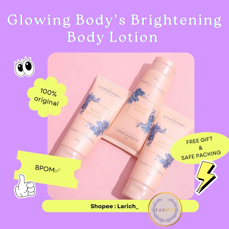 [BUY1GET1GIFT] The Glowing Body’s Brightening Body Lotion Pemutih 100ml