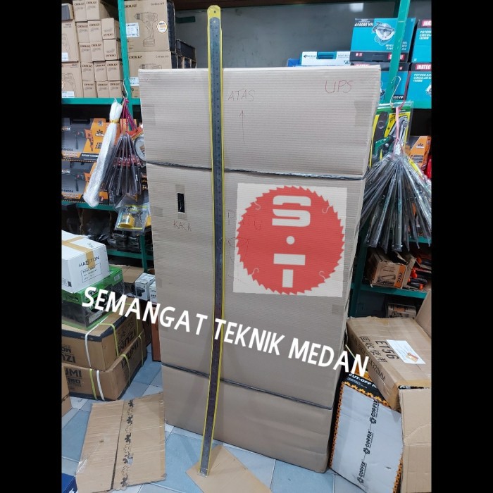 

PENGGARIS RULER MISTAR BESI BAJA STAINLESS STEEL 200CM 2 METER 200 CM