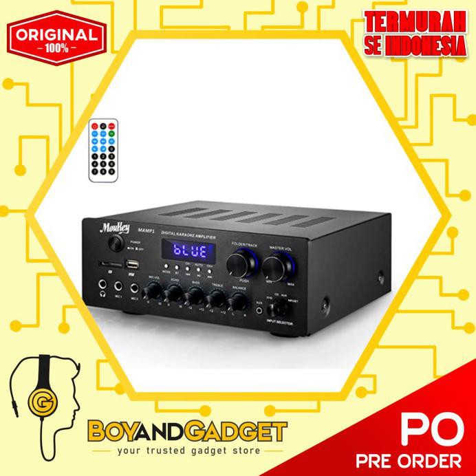 MOUKEY BLUETOOTH POWER AMPLIFIER SYSTEM - 220W DUAL CHANNEL SOUND