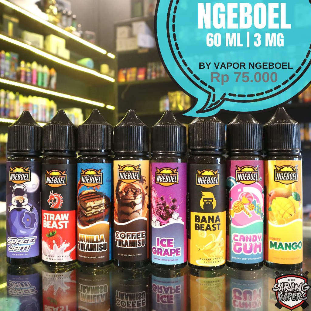 NGEBOEL SERIES LIQUID 60ML 3MG BY lab51 | Shopee Indonesia