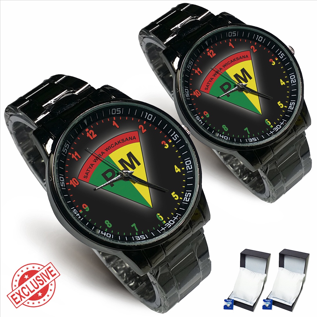 Jam Tangan Rantai Couple POLISI MILITER (Keren)