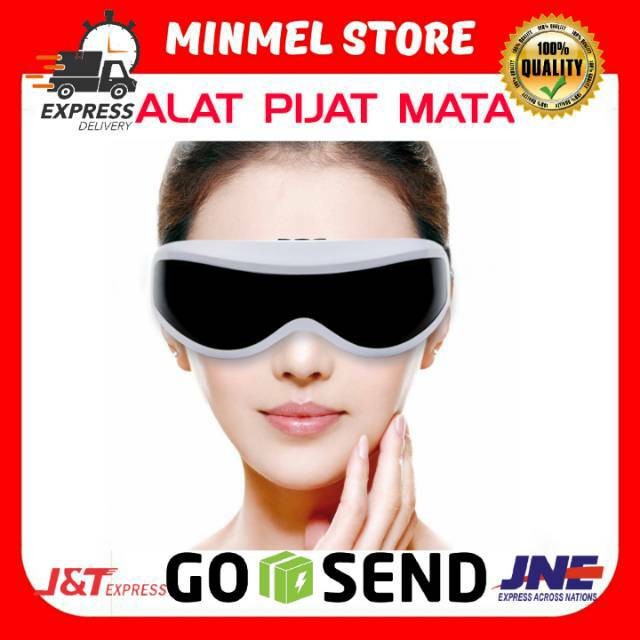 ALAT PIJAT MATA ELEKTRIK TERAPI MATA LELAH VIBRATING EYE CARE MASSAGER MASKER MATA