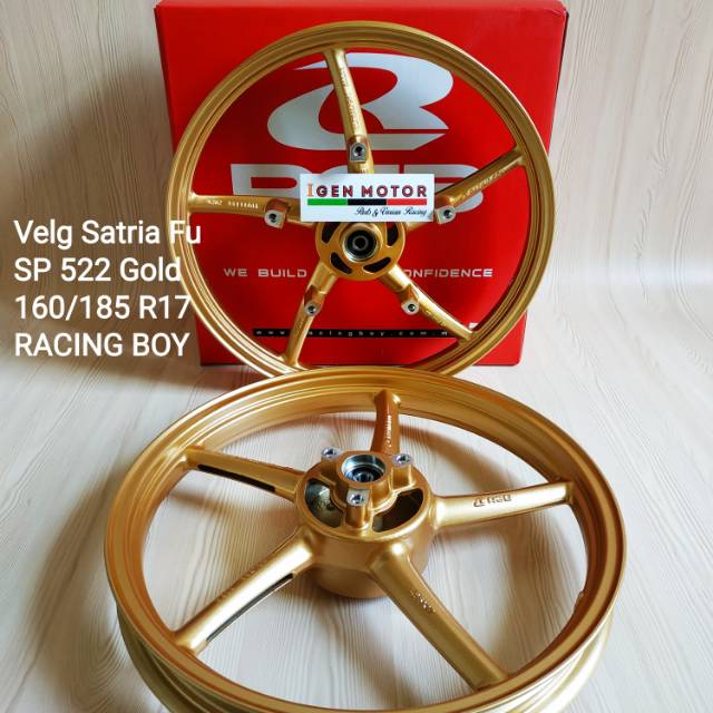 Velg Satria Fu 1 set ukuran 160 dan 185 Ring 17 Racing Boy - Velg RCB