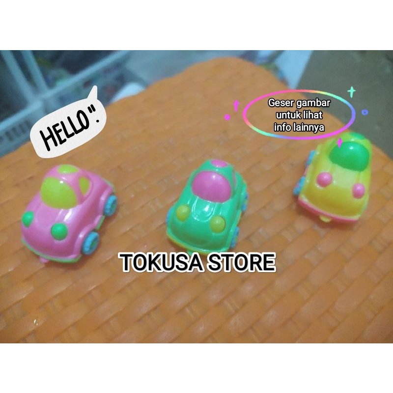 MOBIL LADY BUG / MOBIL KARAKTER (HARGA /1PCS) Mainan anak/mainan grosir/aksesoris grosir/souvernir g