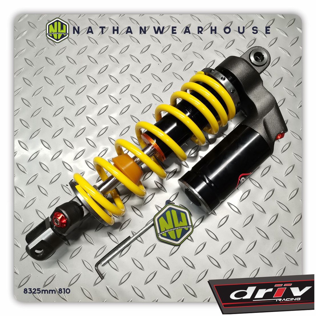 shockbreaker shock tabung belakang DRIV model wp mio J m3 beat fi soul gt scoopy vario 305mm 325mm