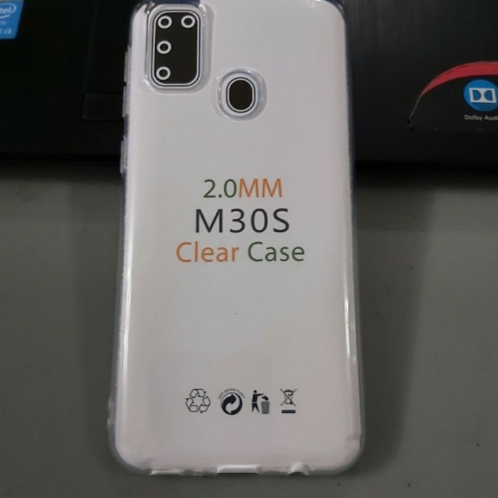 C/C- Softcase Clear Case Silikon Kondom Case Bening Casing HP Samsung M30S