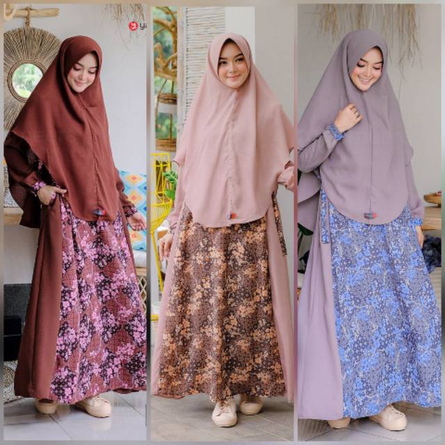 BAJU / GAMIS BATIK / ANTI KUSUT / PRINTING CANTIK / AYUDISA DRESS / BUSUI / YASMEERA / PROMO / NEW