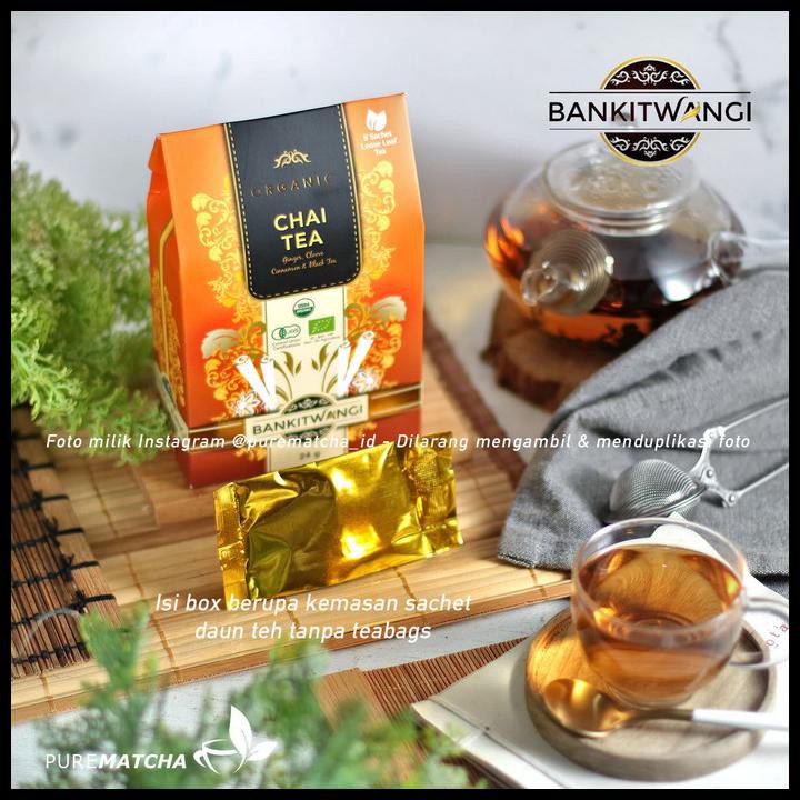 

Bankitwangi - Chai Tea Organic Box 24Gr Ginger Black Tea Cinnamon