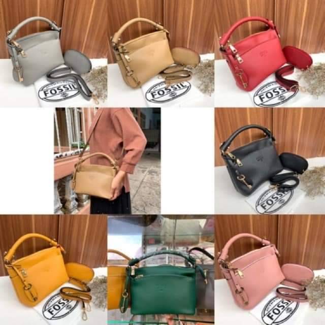 Tas wanita elisabtht 3 ruang free pouch Shopee Indonesia