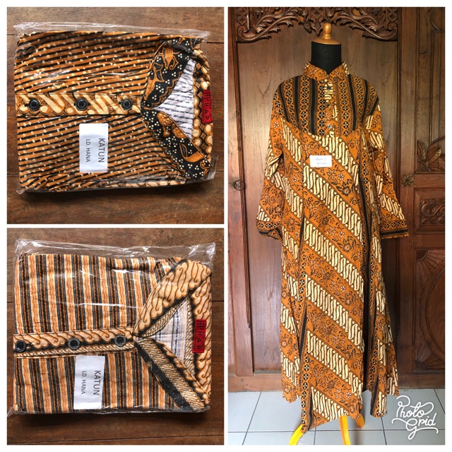 GAMIS BATIK KATUN HAP SOLO / LONGDRESS BATIK KATUN ADEM