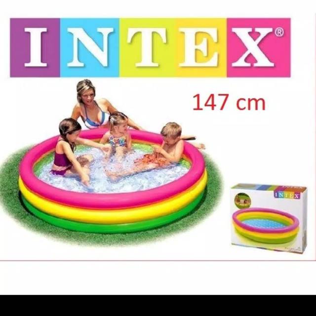 Kolam renang plastik anak Intex Besar  147 x 33 cm (58" X 33")