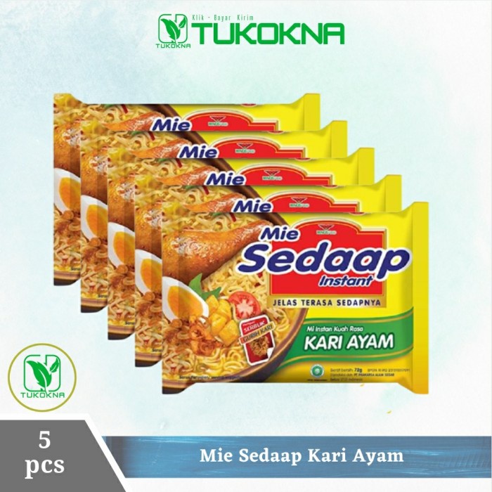 

Mie Sedaap Kari Ayam 5 pcs