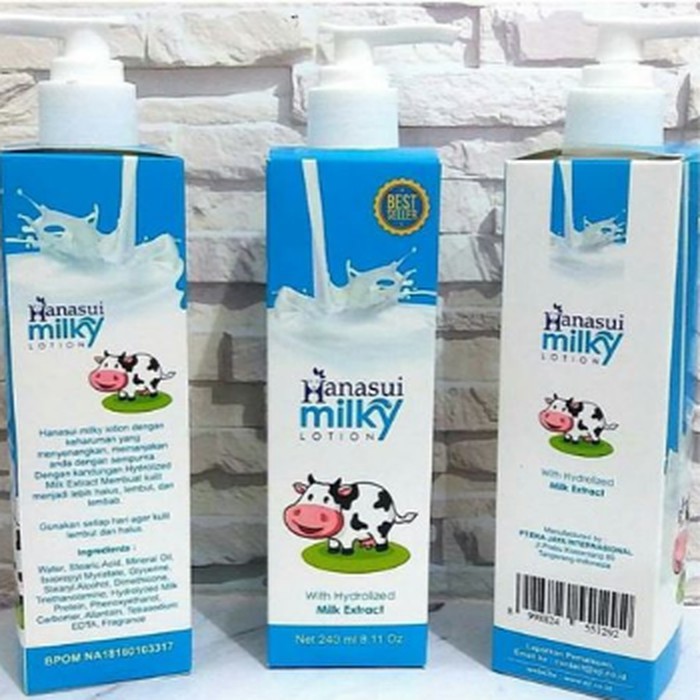 Jual Hanasui Milky Hand Body Lotion (HBL Milk Susu)