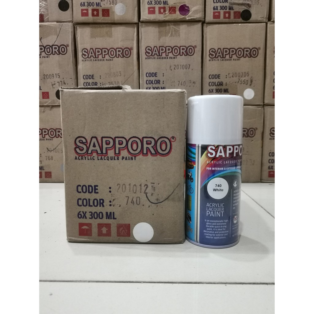 Cat Semprot Sapporo Paint 740 White