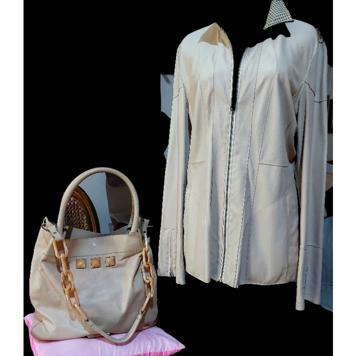 MARC JACOBS hobo & Leather Jacket Auth/Ori