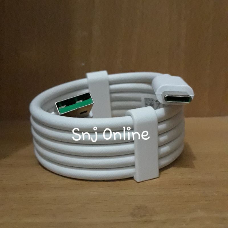 Kabel Data Charger OPPO RENO 4 4F VOOC Type C ORIGINAL 100%