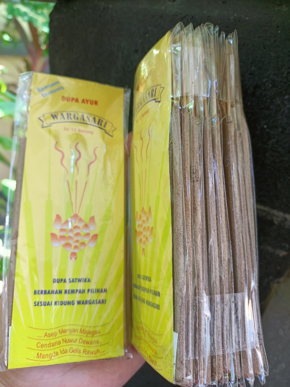 Dupa Herbal Ayur Wargasari Ekonomis Saset