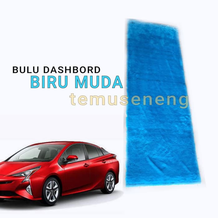 45X150 Cm Biru Muda Alas Bulu Dashboard Mobil Aksesoris Interior