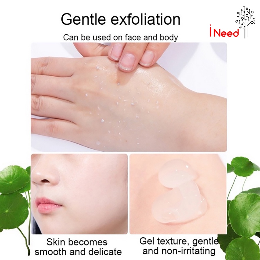 (INEED) [BPOM] GIRLPAL Centella Asiatica Peeling Gel - Aloe Vera Gel - CHARCOAL 100GR