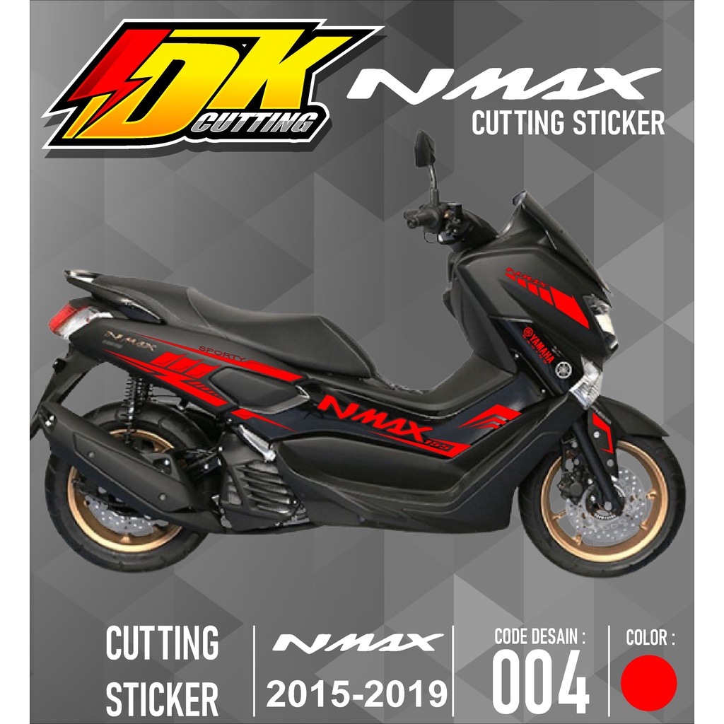 Cutting Sticker Nmax - Aksesoris Motor Stiker Yamaha Nmax Old Skotlet Sticker Striping Lis Variasi C